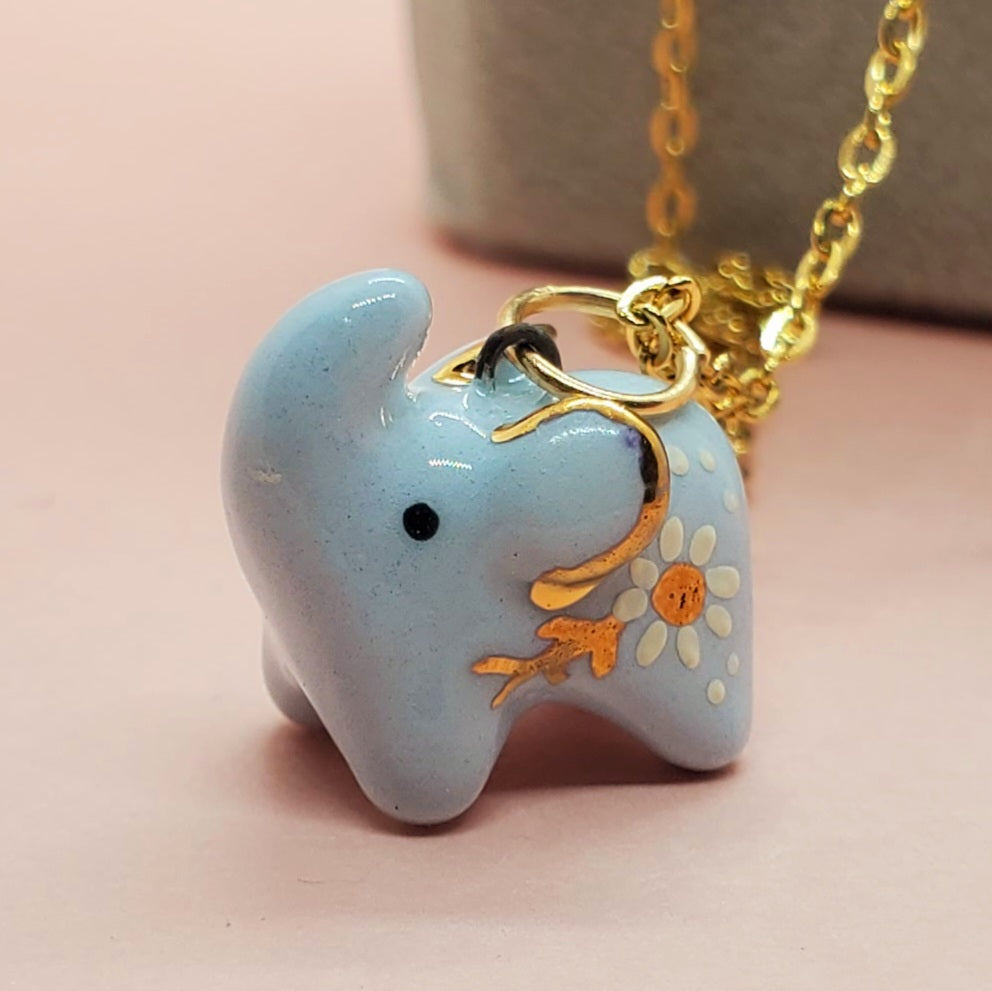 Elephant Pendant Necklace