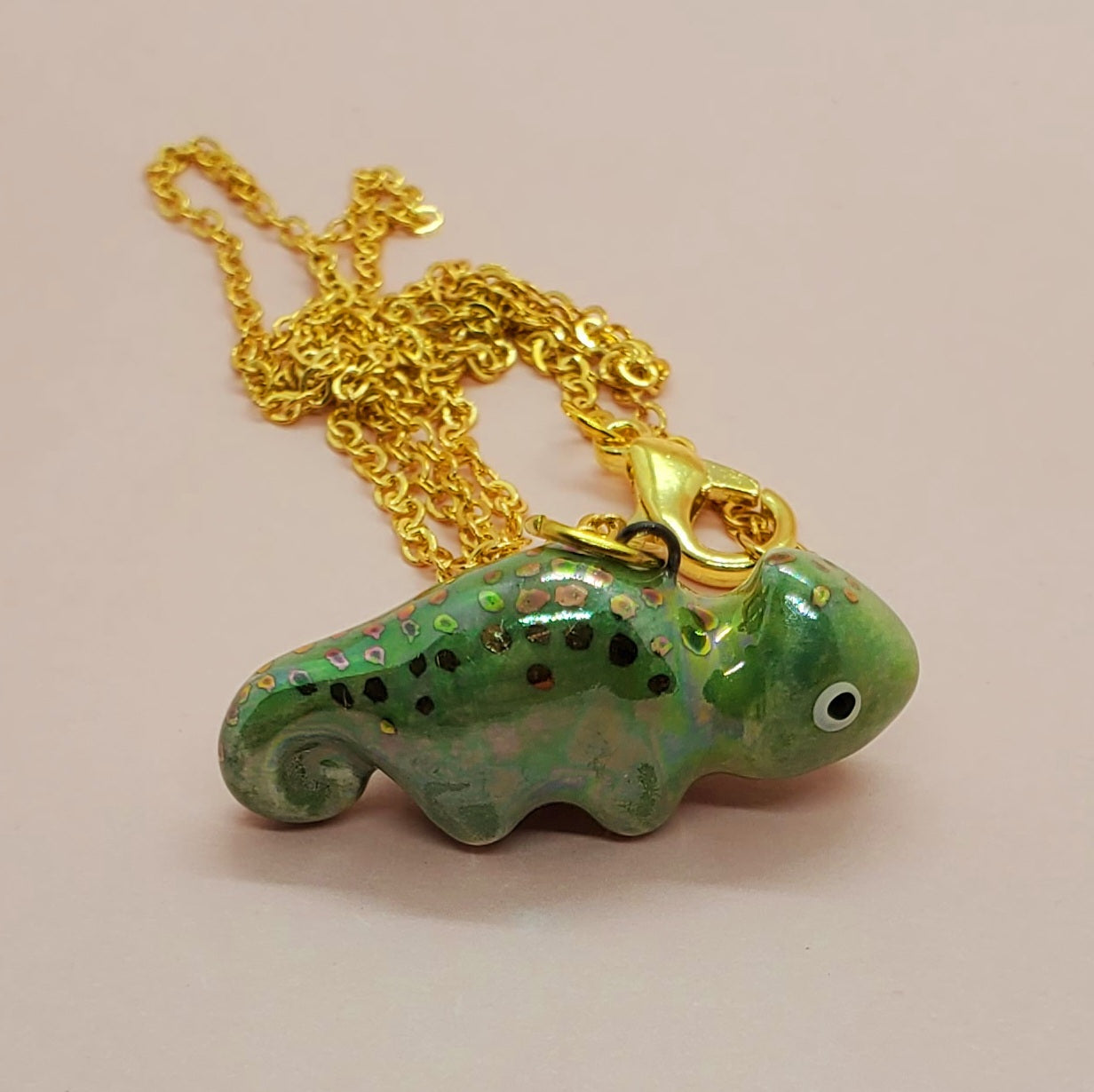 Chameleon Pendant Necklace