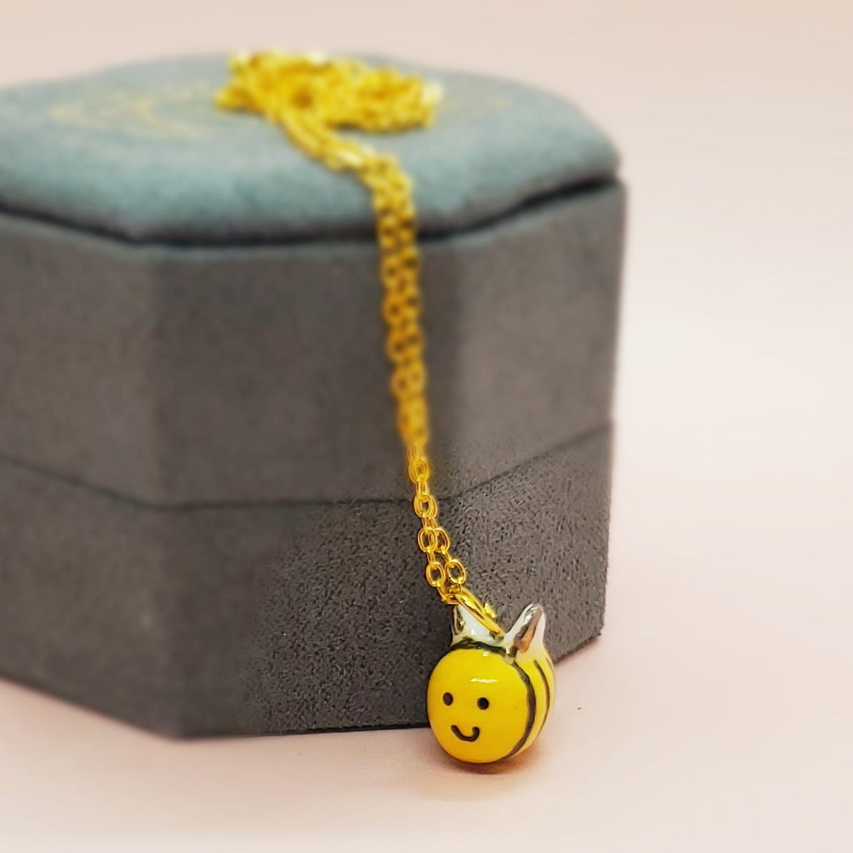 Bumble Bee Pendant Necklace