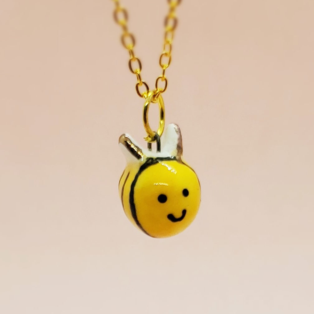 Bumble Bee Pendant Necklace