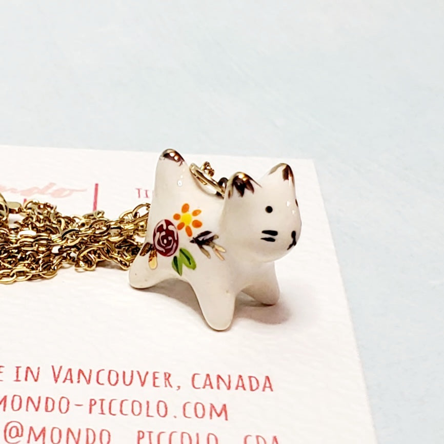 Cat Pendant Necklace