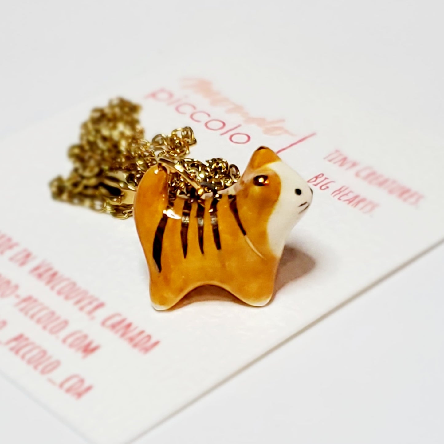 Cat Pendant Necklace