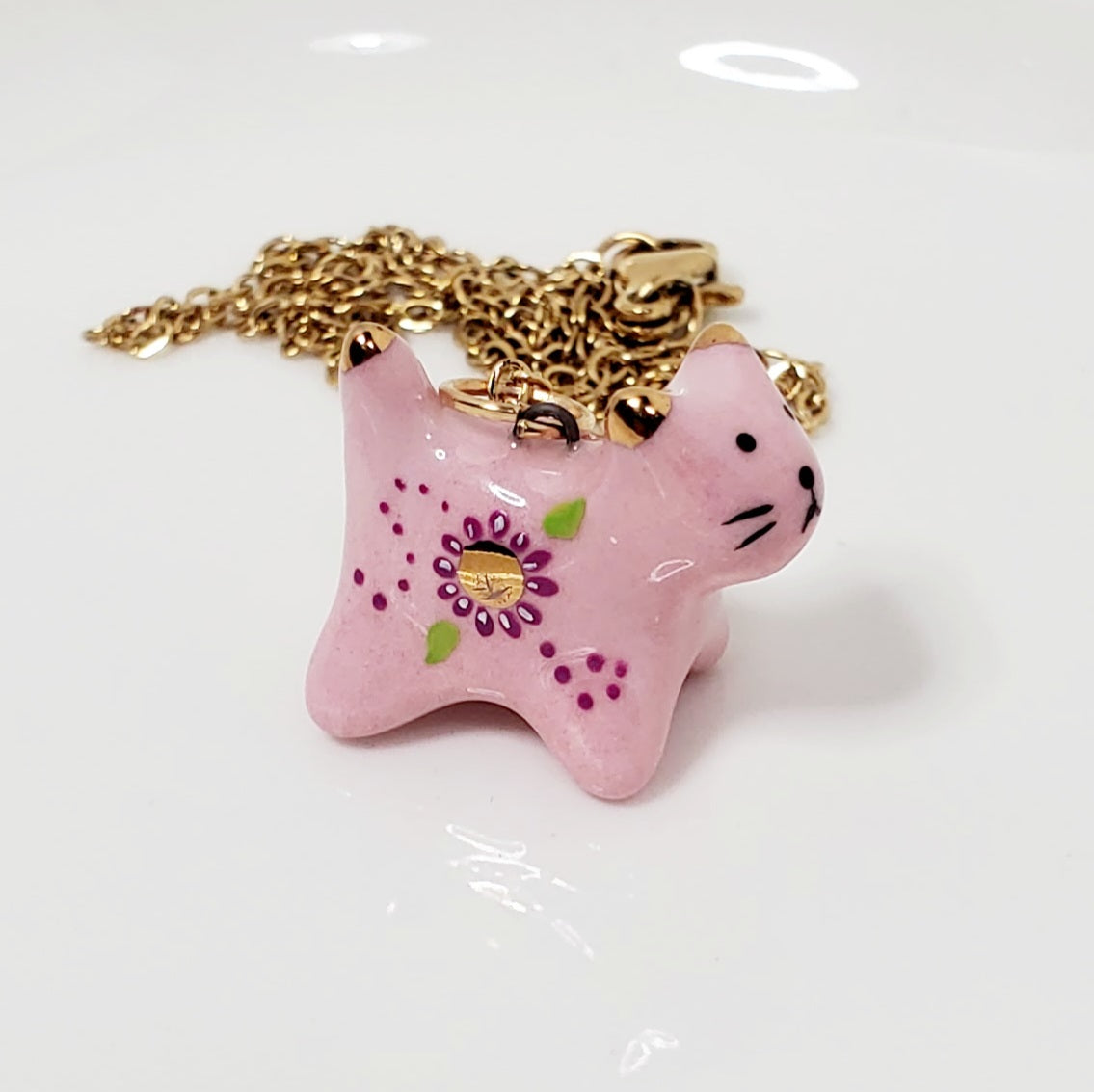 Cat Pendant Necklace