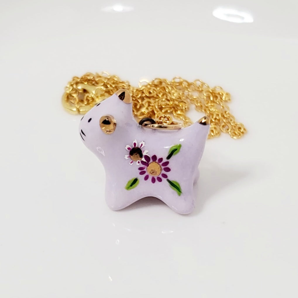 Cat Pendant Necklace