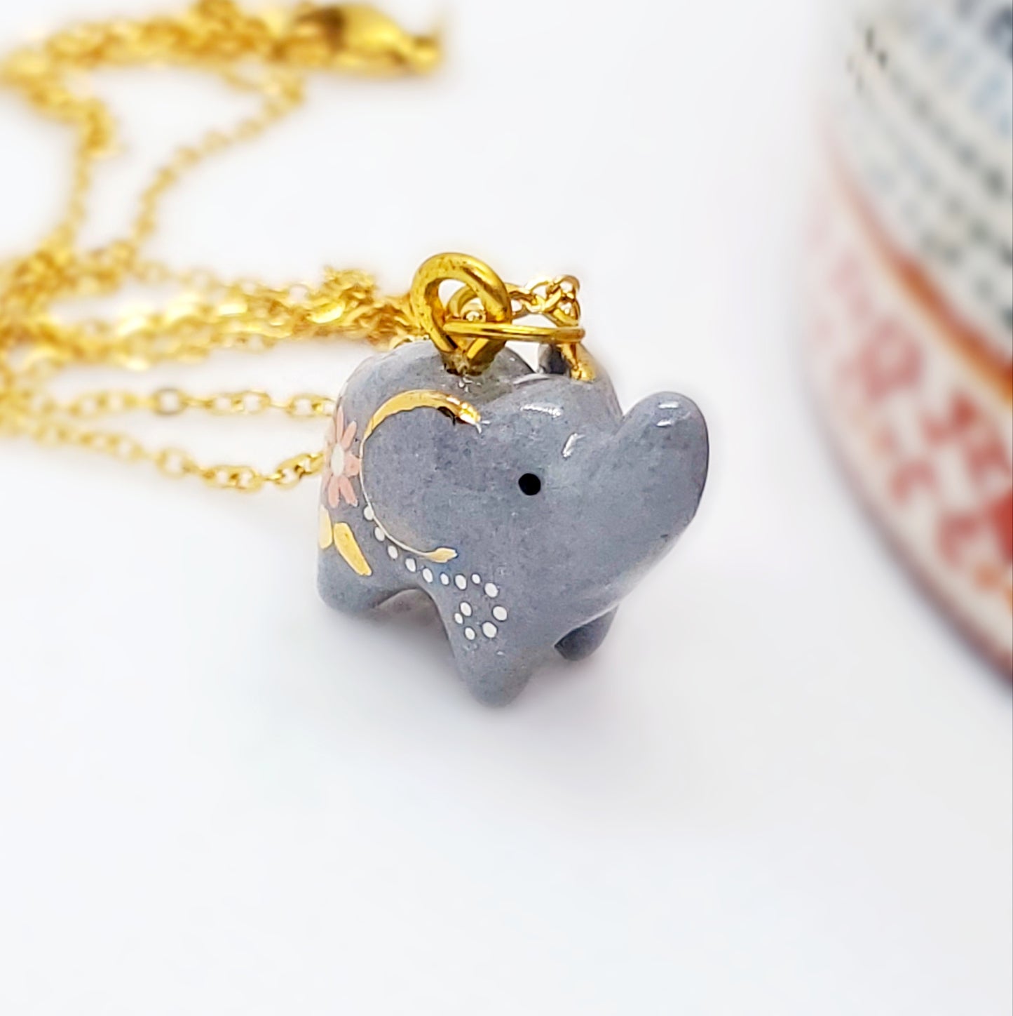 Elephant Pendant Necklace