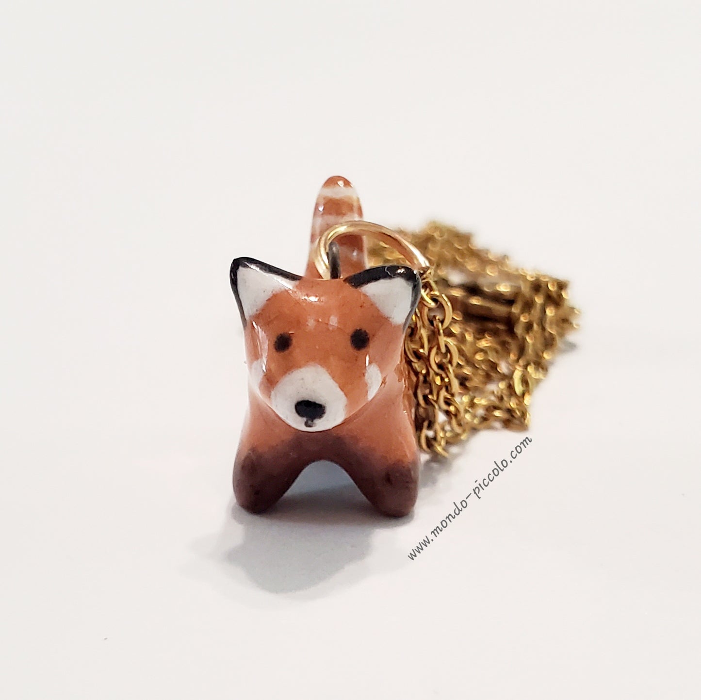 Red Panda Pendant Necklace