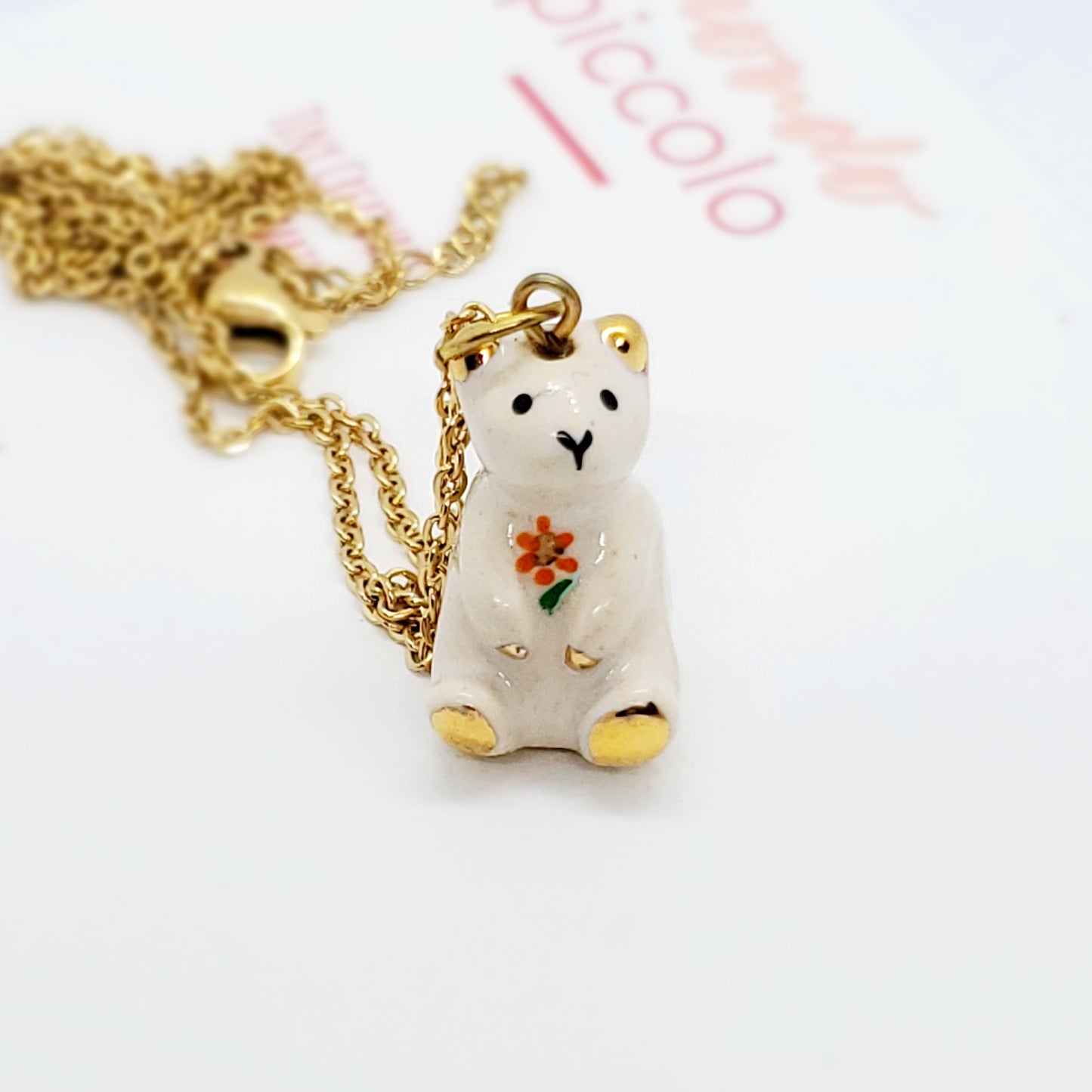 Bear Pendant Necklace