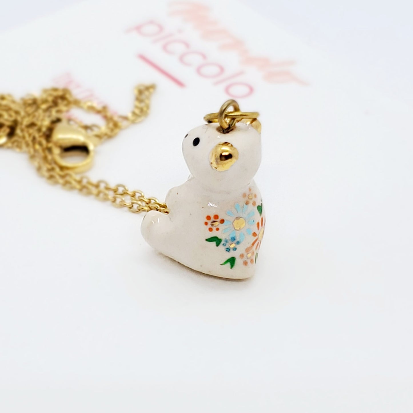 Bear Pendant Necklace