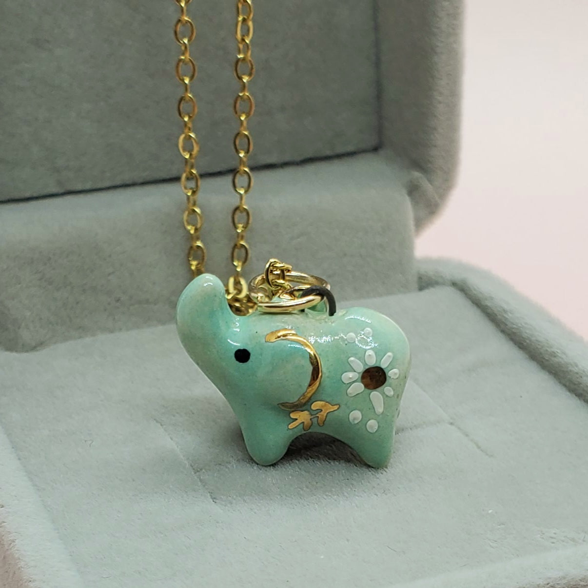 Elephant Pendant Necklace