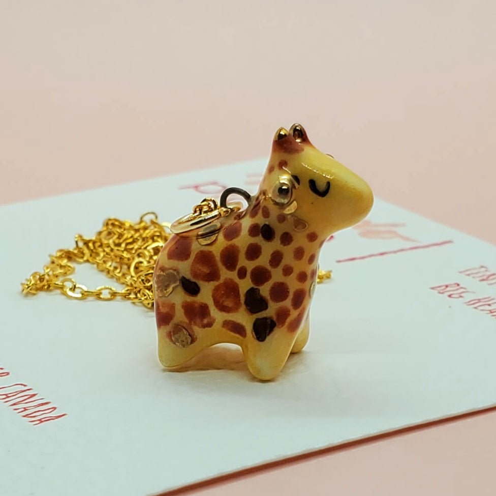 Giraffe Pendant Necklace