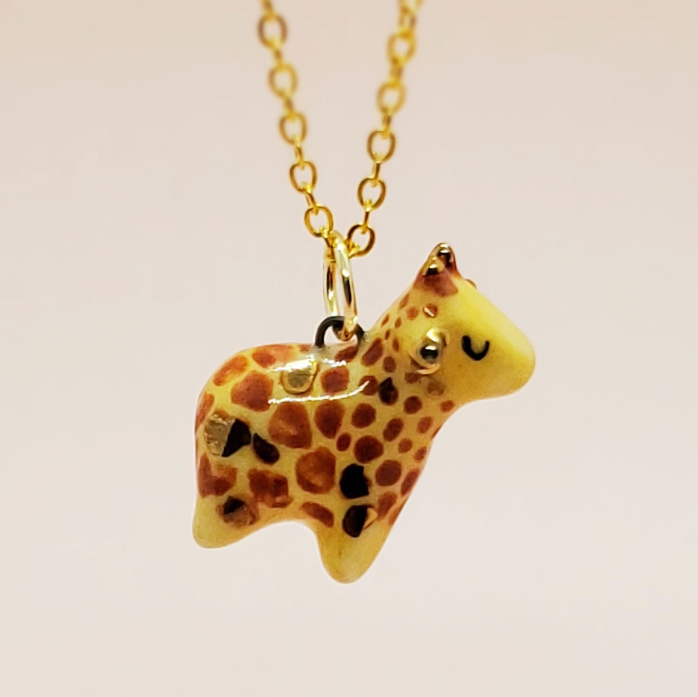 Giraffe Pendant Necklace