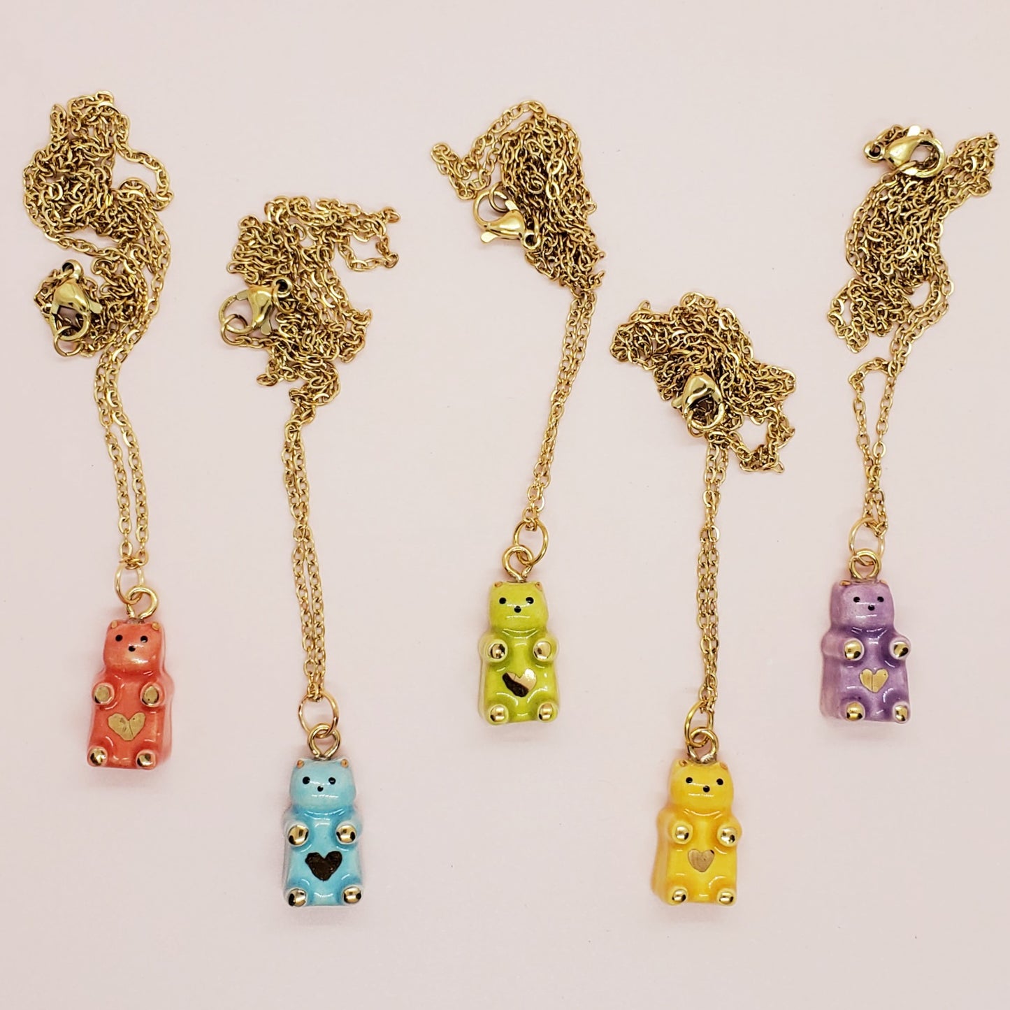 Gummy Bear Pendant Necklace