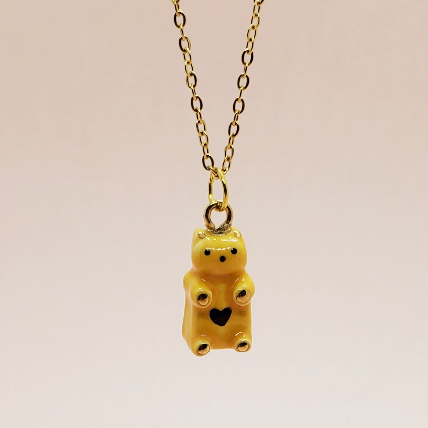 Gummy Bear Pendant Necklace