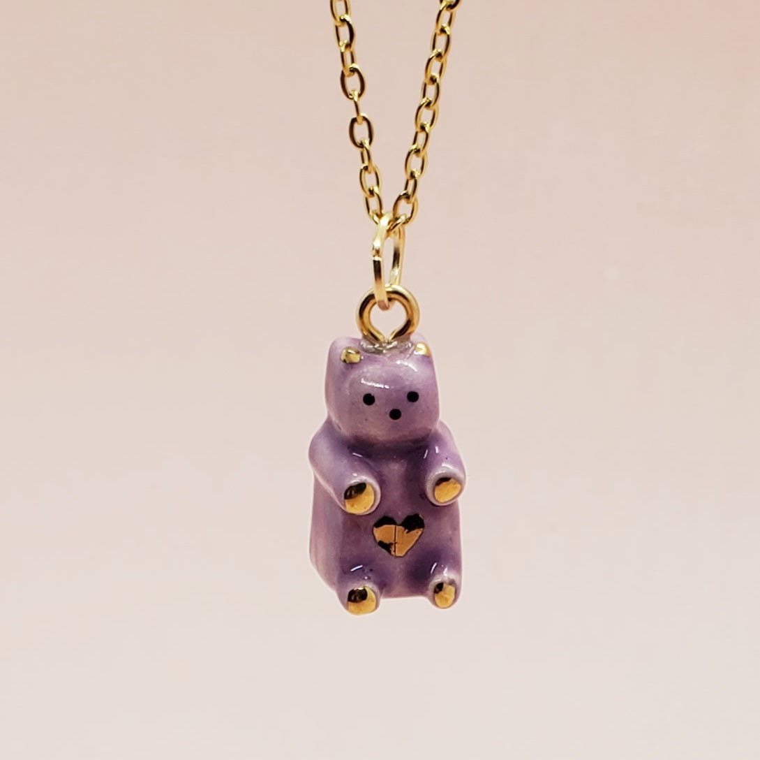 Gummy Bear Pendant Necklace