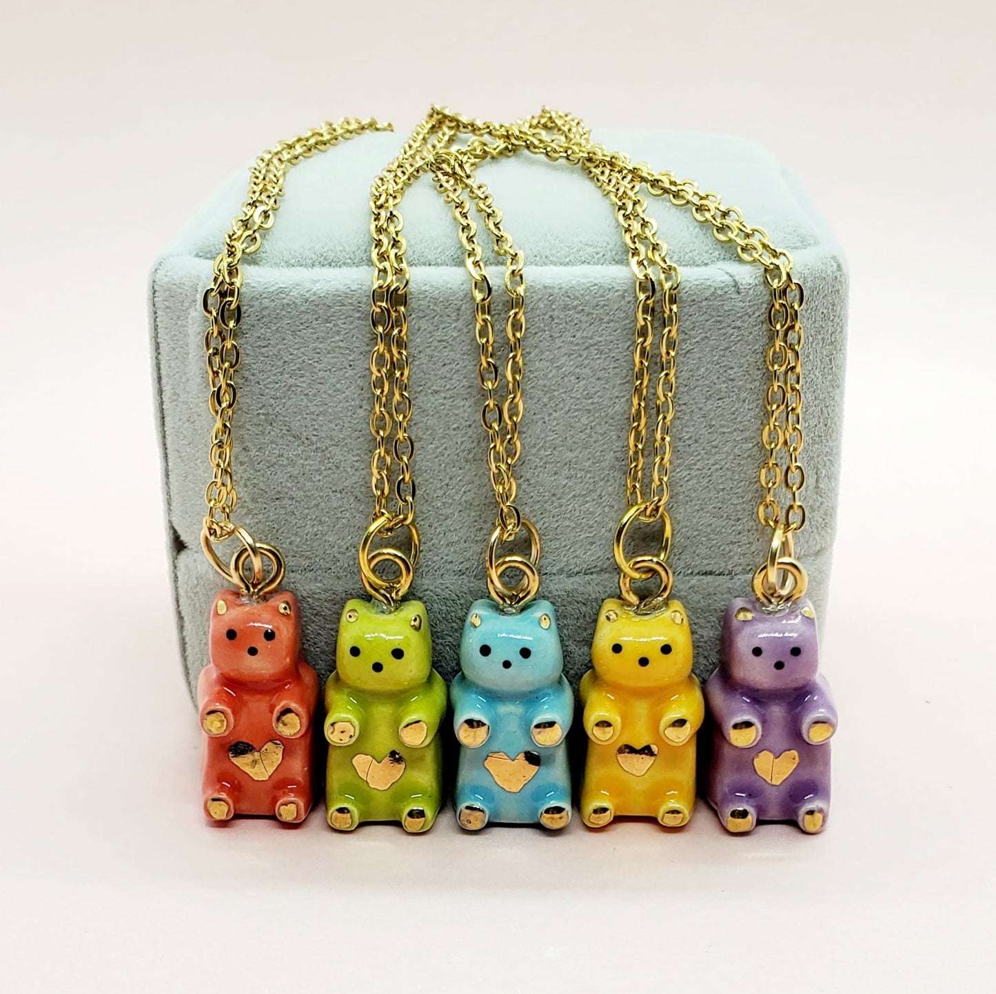 Gummy Bear Pendant Necklace