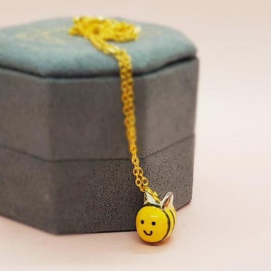 Bumble Bee Pendant Necklace