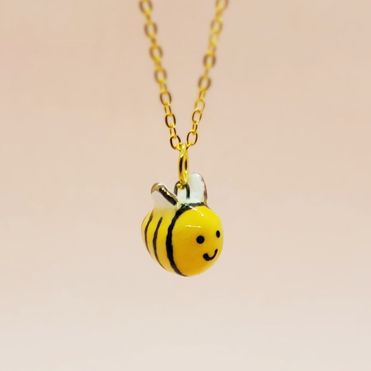 Bumble Bee Pendant Necklace