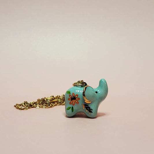 Elephant Pendant Necklace