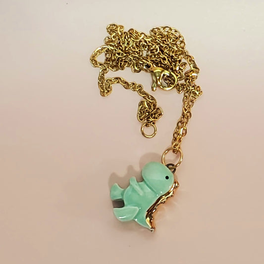 Dinosaur Pendant Necklace