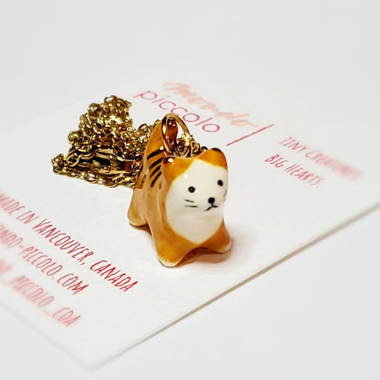 Cat Pendant Necklace