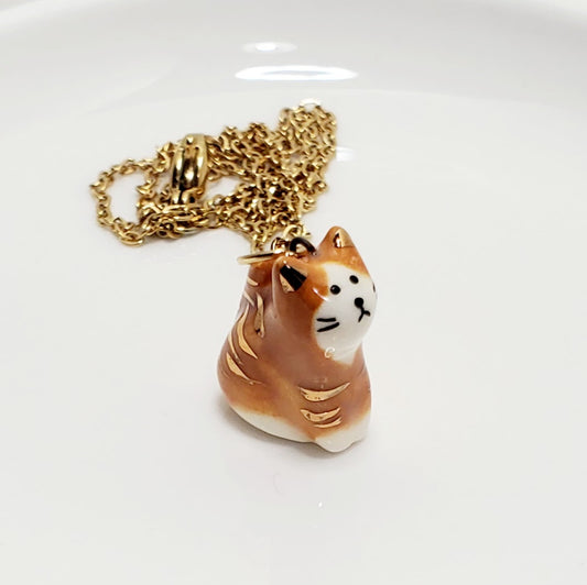 Cat Pendant Necklace