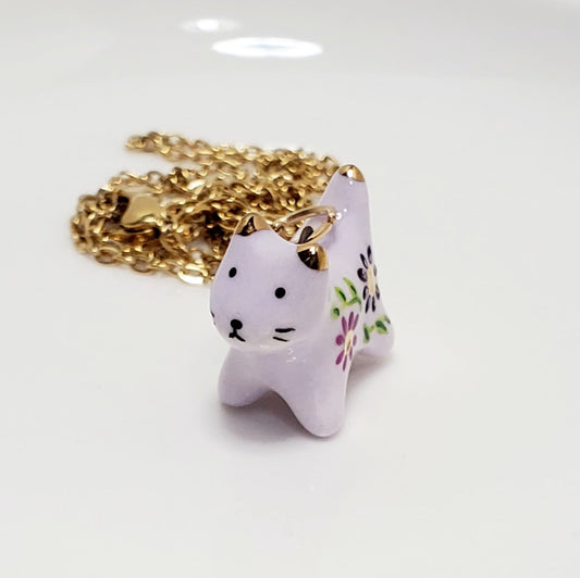 Cat Pendant Necklace