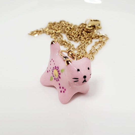 Cat Pendant Necklace