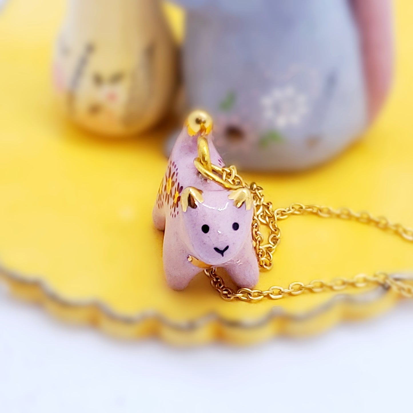 Cat Pendant Necklace