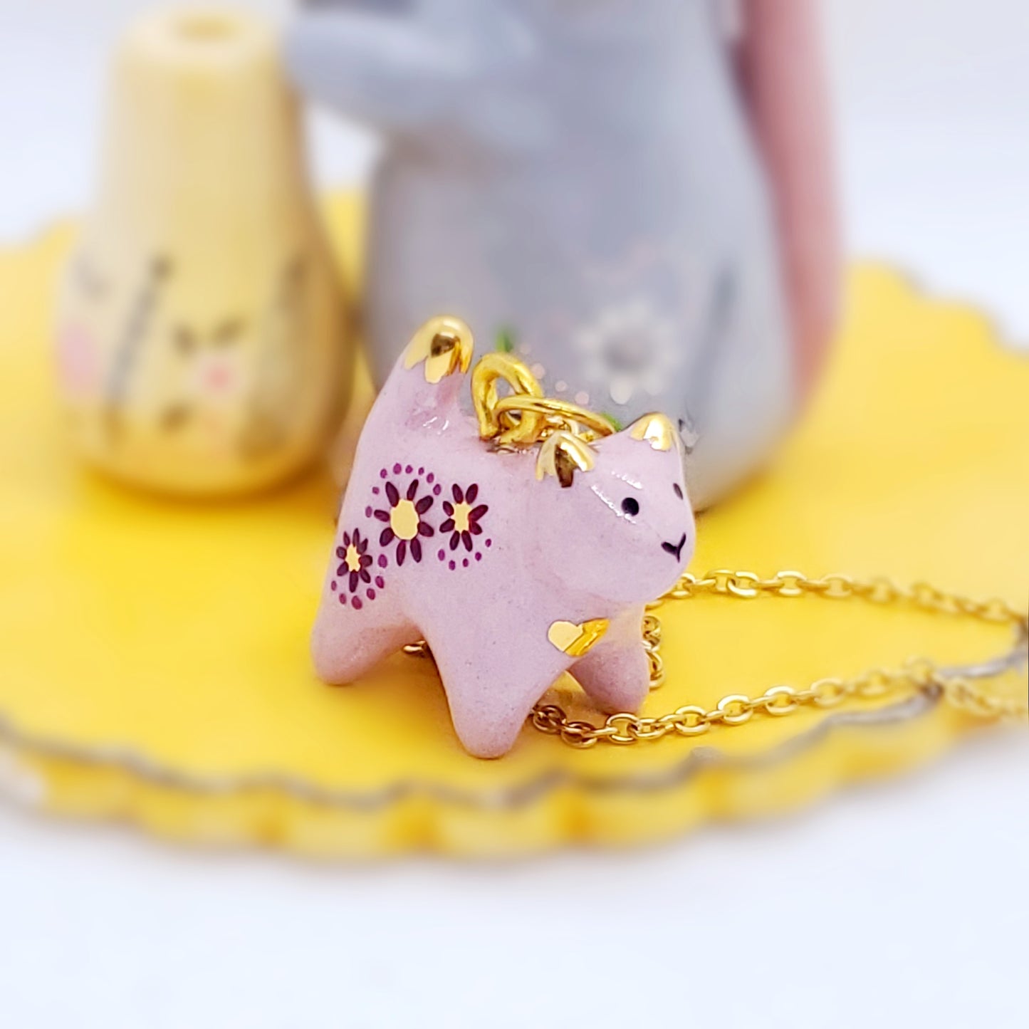 Cat Pendant Necklace