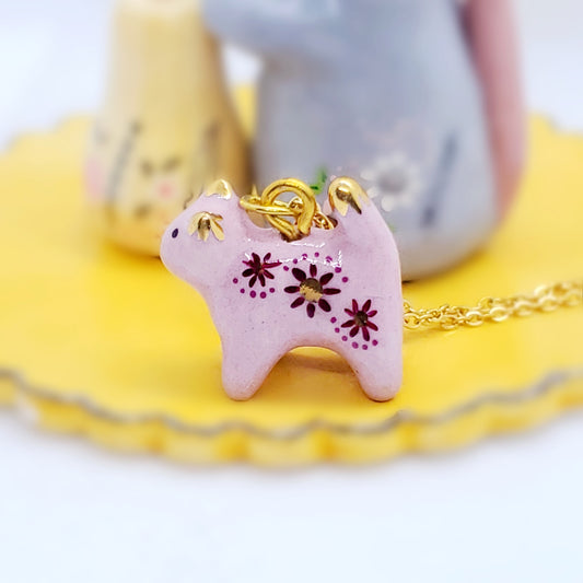 Cat Pendant Necklace