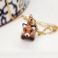 Red Panda Pendant Necklace
