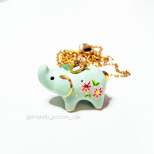 Elephant Pendant Necklace