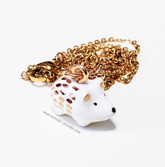 Hedgehog Pendant Necklace