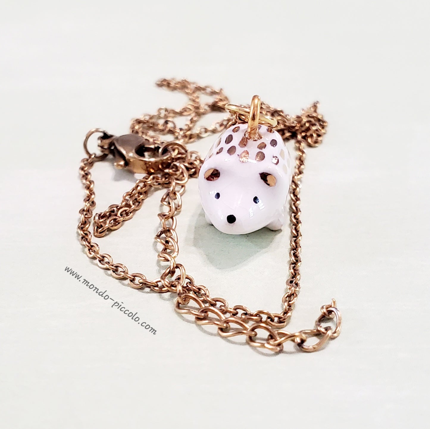 Hedgehog Pendant Necklace