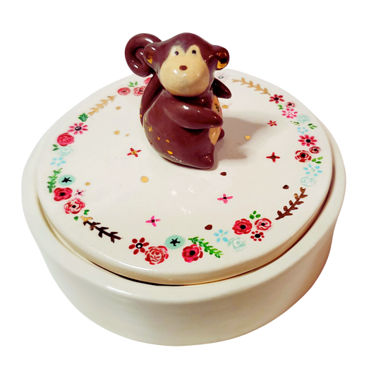 Monkey Trinket Box
