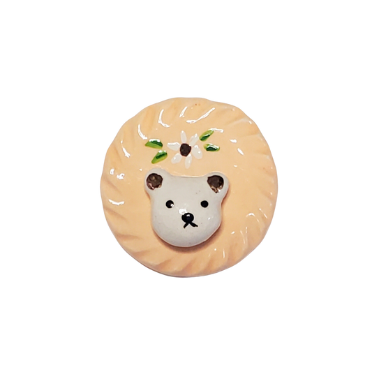 Ceramic Bear Pin