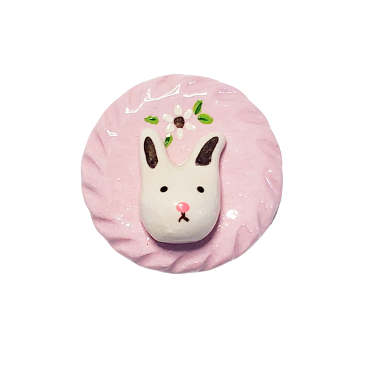 Ceramic Rabbit Pin
